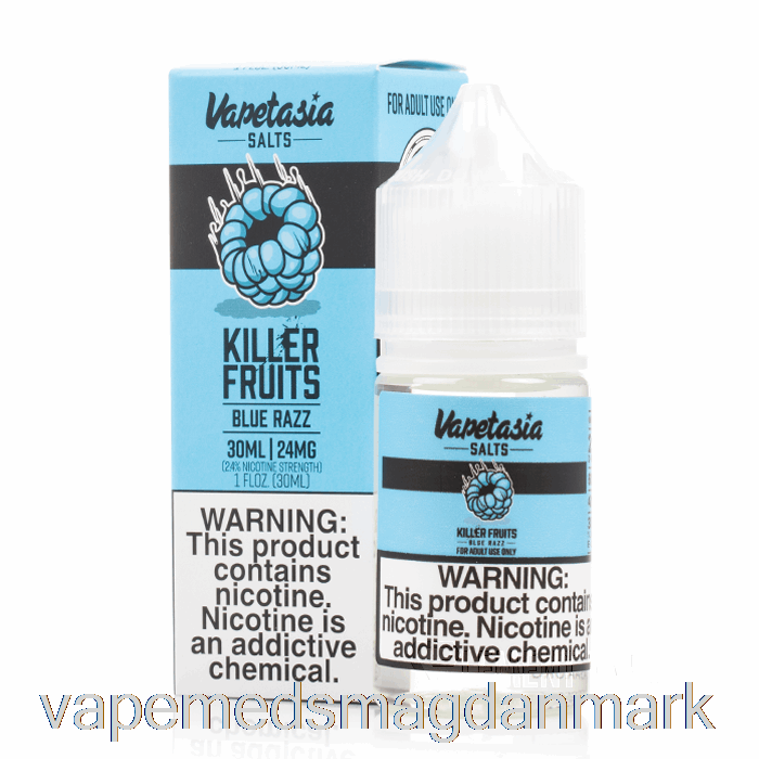 Vape Væske Blå Razz - Vapetasia Salt - 30ml 48mg